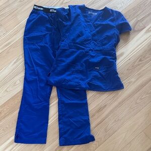 Grey’s Anatomy by Barco Active Scrub Set | Royal Blue | Size Small